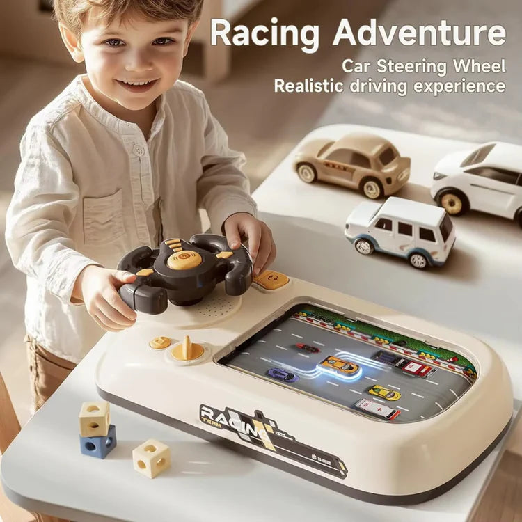 Adventure Racing Game Box for Children – Interactive Steering & Track Playset for Kids’ Motor Skills & Imagination
