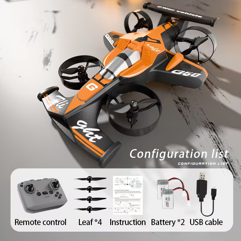 2-in-1 Mini Racing & Hover RC Car – Stable Hovering, High-Speed Racing & 360° Aerial Flips Remote Control Toy