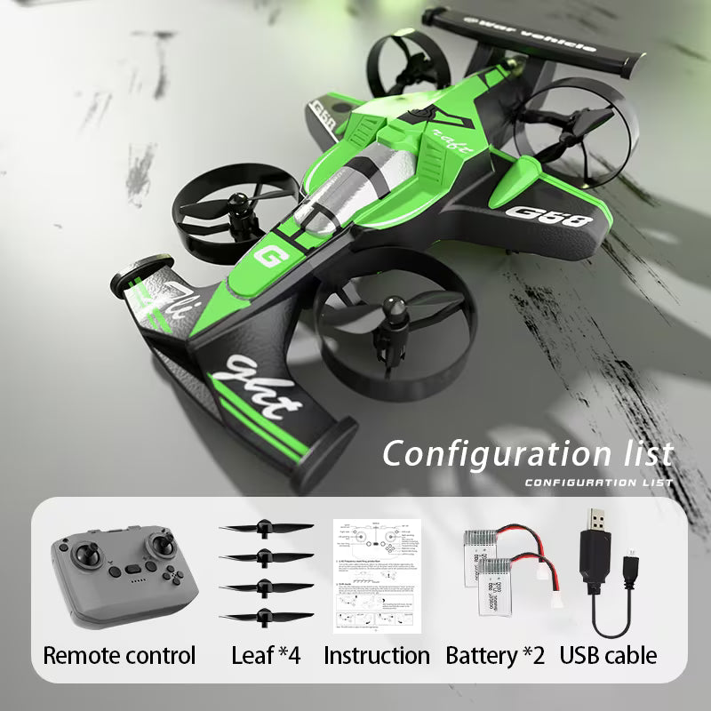 2-in-1 Mini Racing & Hover RC Car – Stable Hovering, High-Speed Racing & 360° Aerial Flips Remote Control Toy