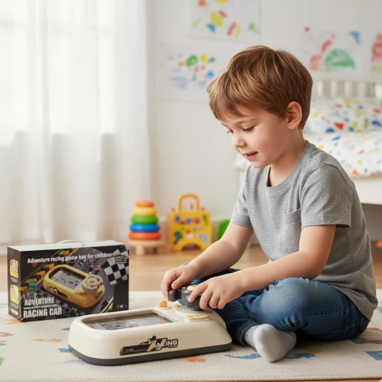 Adventure Racing Game Box for Children – Interactive Steering & Track Playset for Kids’ Motor Skills & Imagination